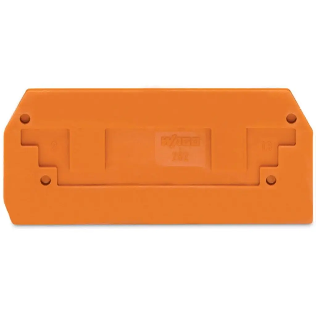 WAGO 282‑325 282‑328 End & Intermediate Partition Plate, 2.5mm, For 282‑901 DIN Rail Terminal Block, Insulation Barrier Baffle