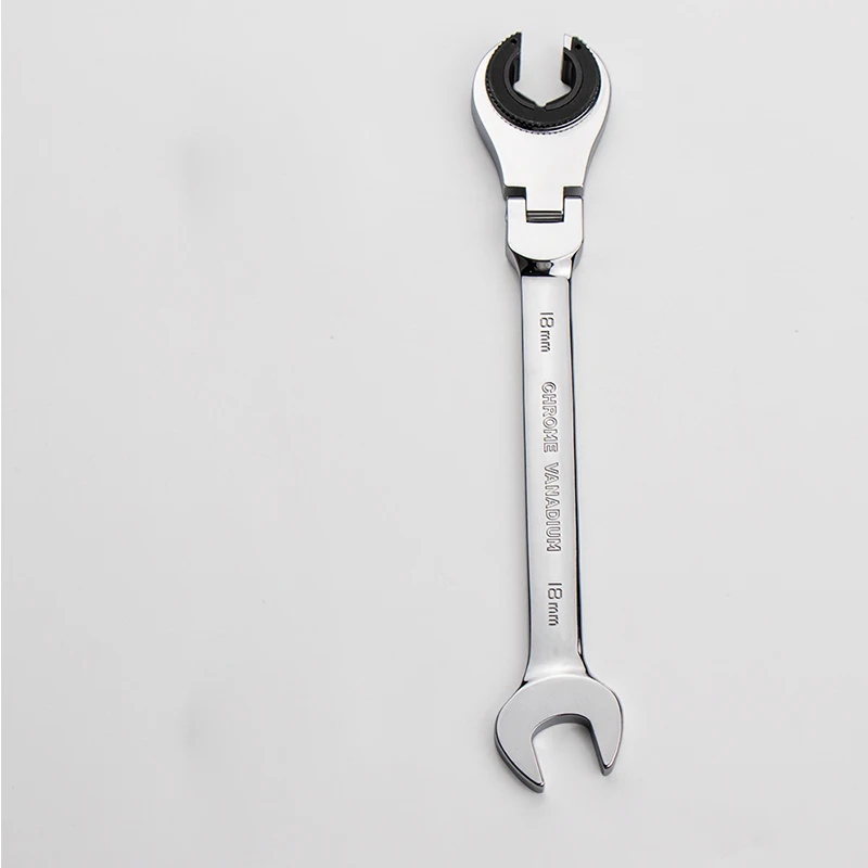 1pcs 8-32MM Tubing Ratchet Wrench with Open Flexible Head 72 Teeth For Car Repair Oil Wrenches Hand Tools