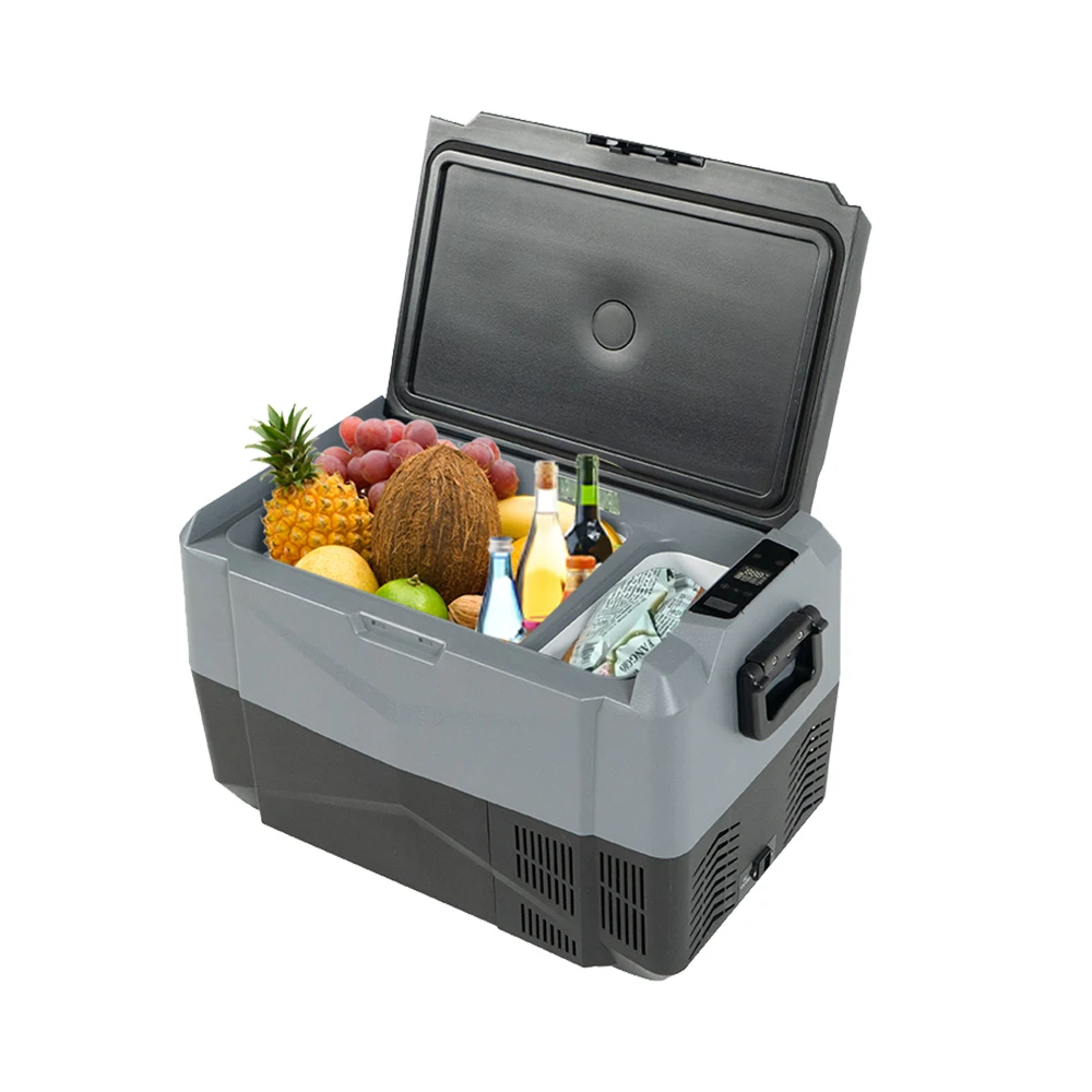 

12 volt outdoor car refrigerator freezer electric cooler box portable mini car refrigerator