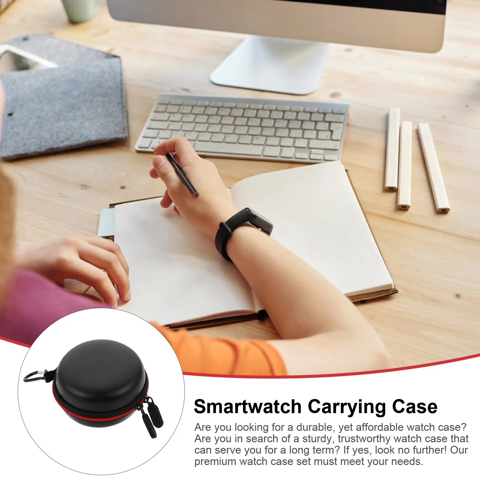 

1 set Protective Watch Case Hard Storage Container For Series 4 Travel Durable Smartwatch Holder Dustproof Water