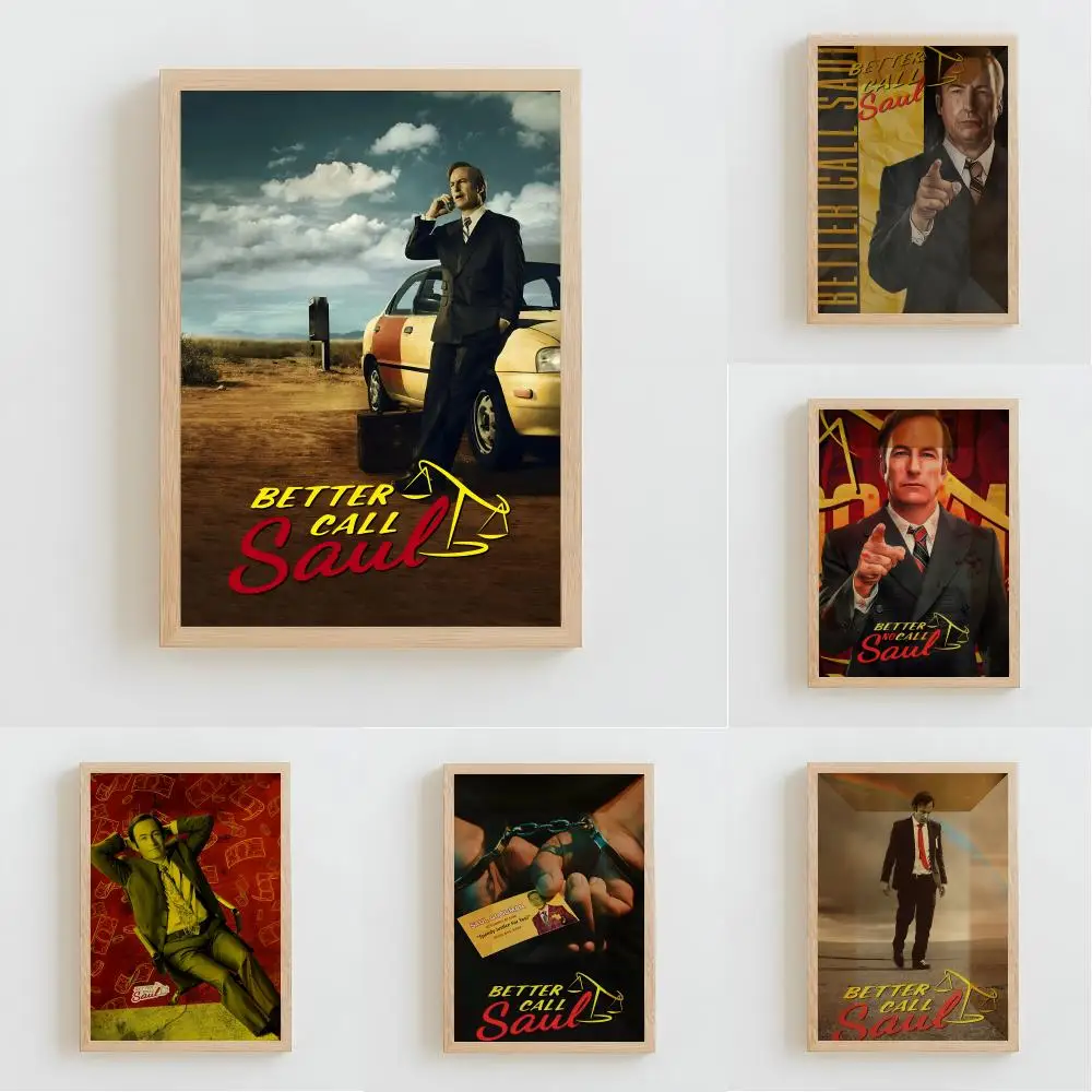 Classic Movie B-Better Call Saul Poster High-Quality And Affordable Wall Stickers For Dormitory And Living Room Decoration