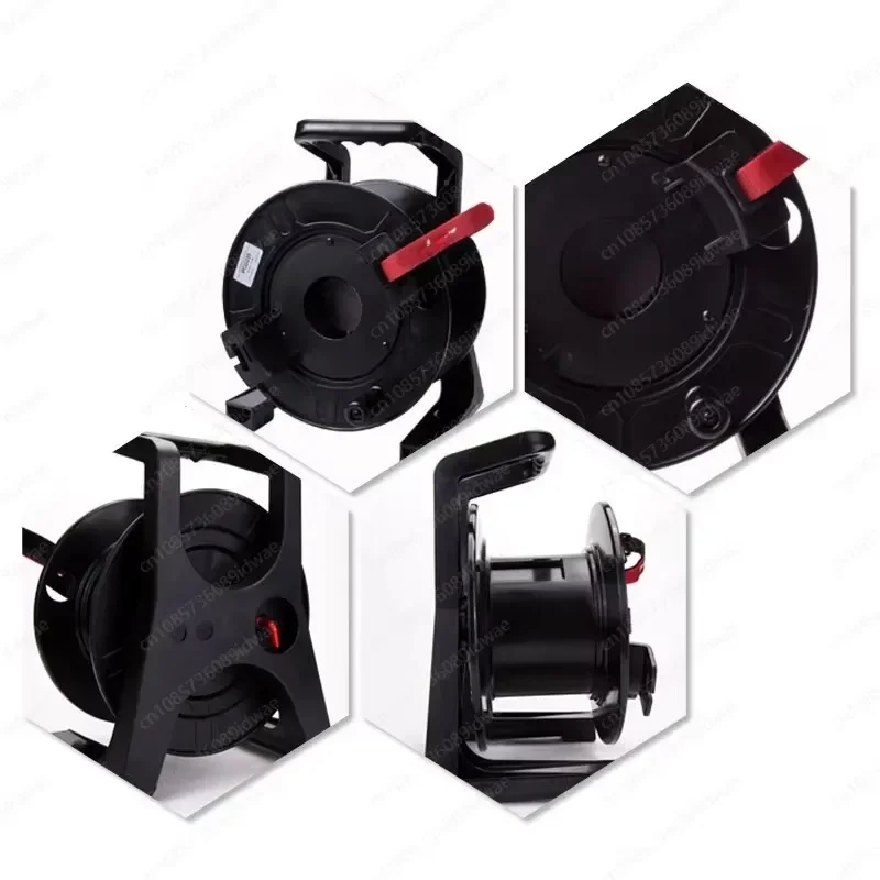 PCD235 Audio signal transmission line Cable car Video signal Cable trolley Portable winding trolley Plastic cable trolley