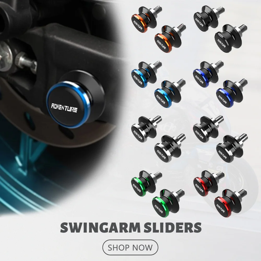 

Motorcycles 10MM Swingarm Spools Stand Screws Swingarm Sliders For 390 790 1050 1090 1190 890 ADVENTURE 1290 Super Adventure