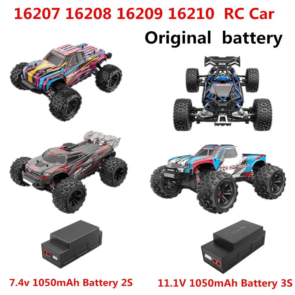 

7.4v 1050mAh 2S 11.1V 1050mAh 3S Battery For: 16207 16208 16209 16210 RC Car Original Spare Battery