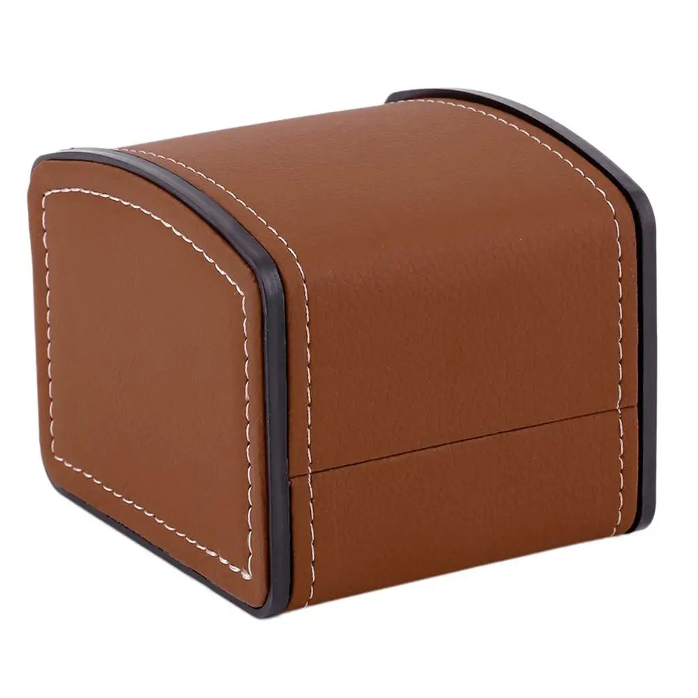 Organizer Faux Leather for Home Portable Exquisite Watch Protective Box Watch Box for Home