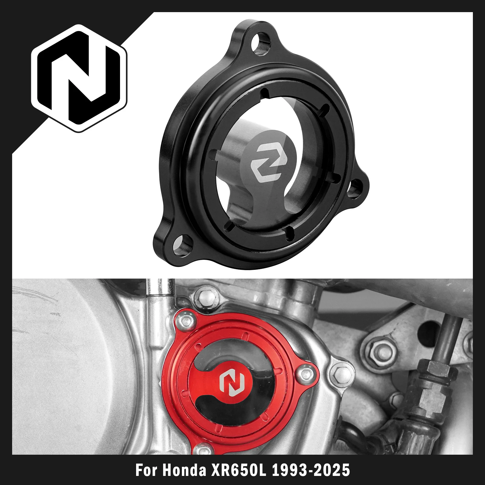 

NICECNC For Honda XR650L 1993-2025 2024 XR600R 1990-2000 Motorcycle Transparent Engine Oil Filter Cap Cover Guard XR 650L 600R