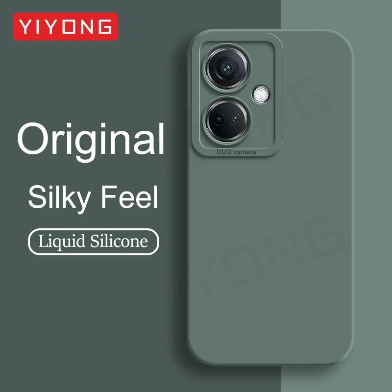 For OnePlus Nord CE3 Case YIYONG Silky Liquid Silicone Soft Cover For One Plus Nord CE 3 Shockproof Phone Cases