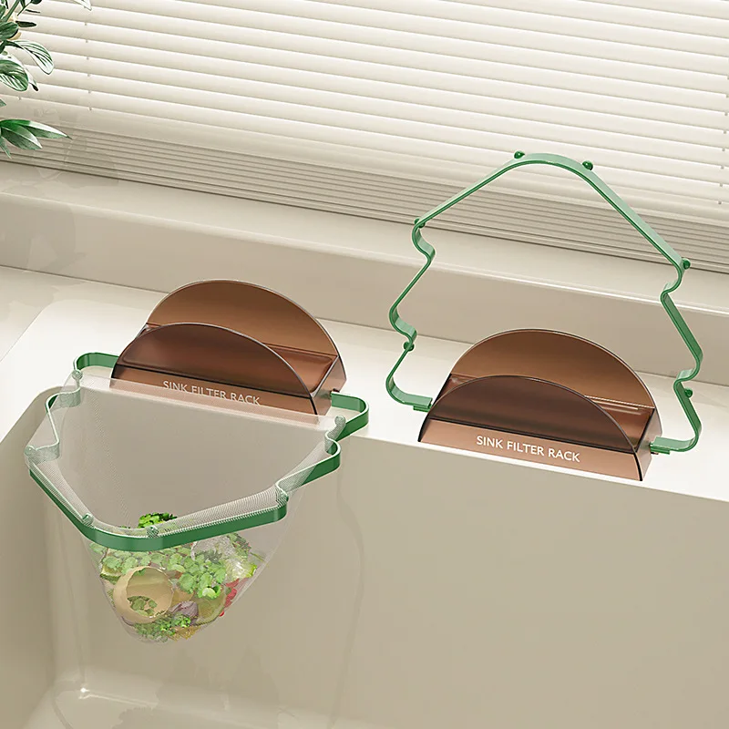 

Christmas Tree Sink Strainer - Kitchen Drain Filter for Food Scraps, Large Foldable Sink Stopper with Basket, Prevent Clogging