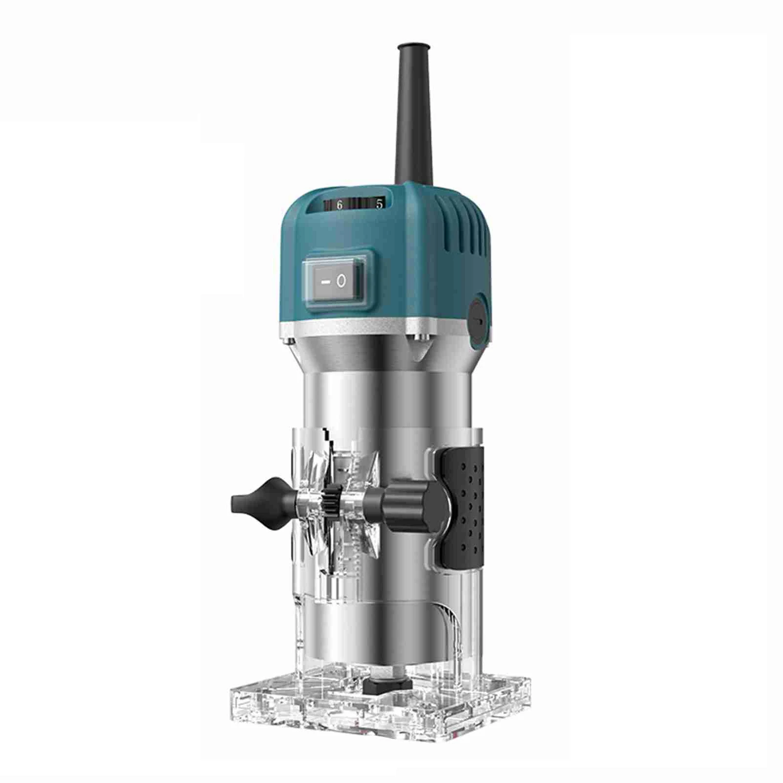 

Электрический триммер по дереву, долбежный станок для обрезки канавок, 6 скоростей, регулируемый плотницкий триммер, деревообрабатывающие инструменты, 800 Вт, 30000 об/мин