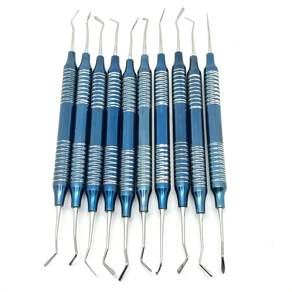 

Dental Composite Resin Filling Spatula Aesthetic Restoration 10Pcs/kit Double Ends Mixing Scraper Autoclavable Dentist Tool