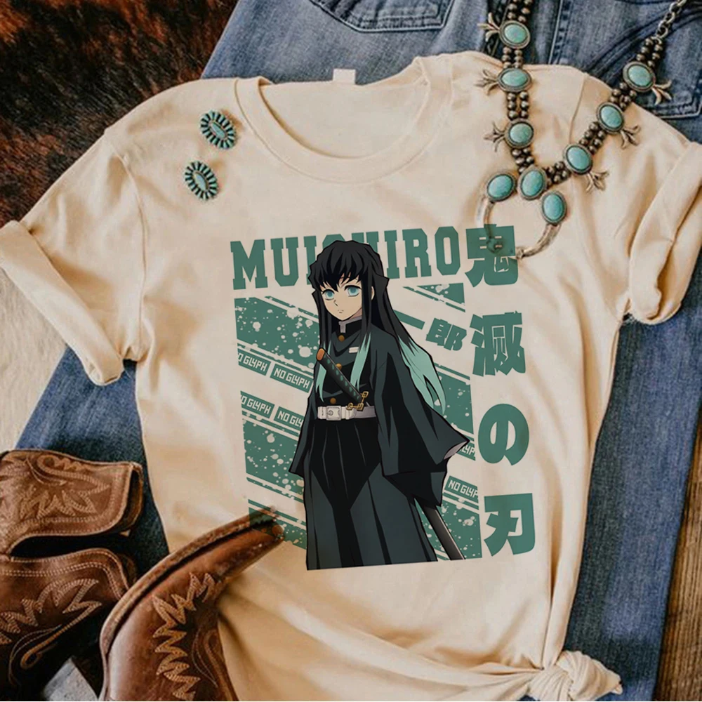 Muichiro Tokito t shirt donna manga summer anime tshirt girl comic anime abbigliamento