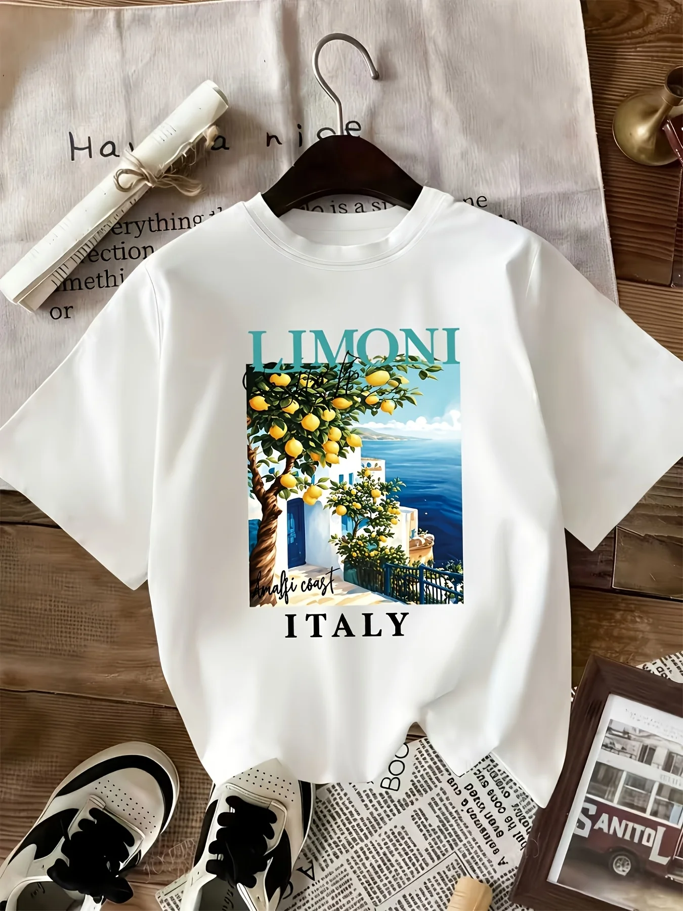 T-shirt da donna con grafica e - Embroidery Normal Map recensione e prezzo