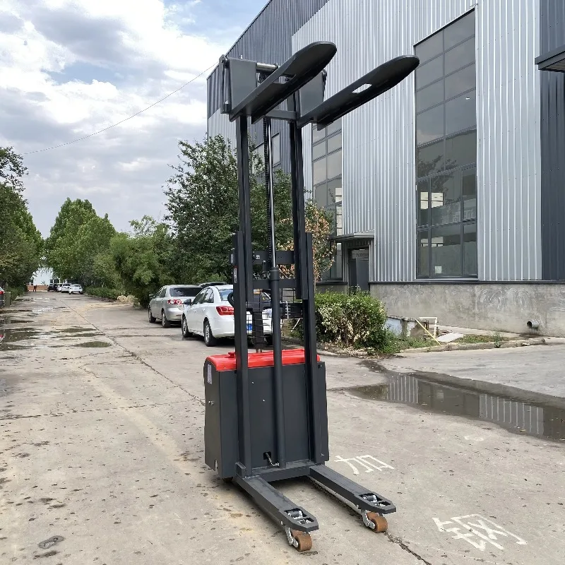 

CE Certified Semi-Electric Pallet Stacker Walking Electric Forklift with High Lifting Capacity