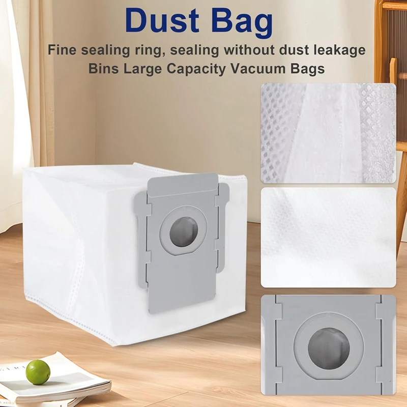 Accessories For Irobot Roomba E/I/J Series Robot Vacuum, Replacement Parts Main Brush, Side Brush, Filter, Dust Bags