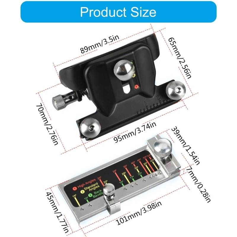 Multiangle Manual Sharpener Guide Honing Tool