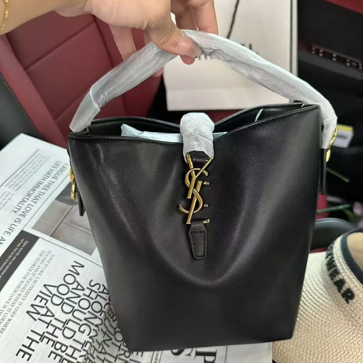 Bolso nuevo de diseñador de lujo para mujer, bolso de mano de gran capacidad y alta calidad con un solo hombro, bandolera de moda para ir al trabajo