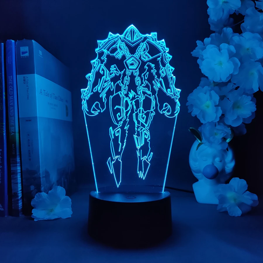 Xerath 3D Cool Lamp League of Legends Champion PC Compute Desktop Decorative Nightlight Acrylic Lighting Model for Gamer Gift