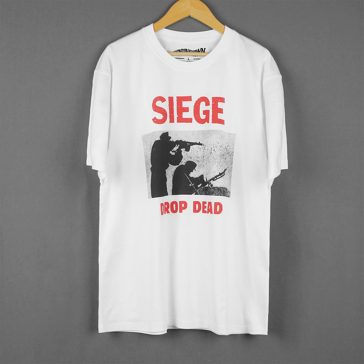 

Футболка Siege Drop Dead Hardcore Punk Thrash Heresy Spazz Electro Hippies, крутая мужская летняя хлопковая рубашка с короткими рукавами и принтом
