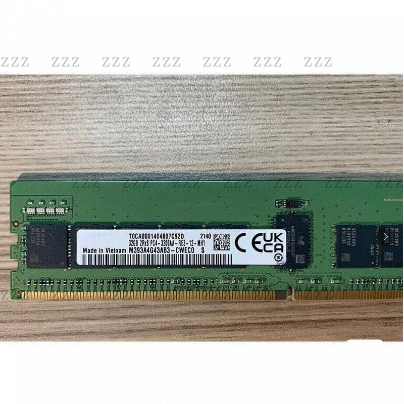ZZ For Samsung DDR4 32GB 3200MHz RAM ECC Sever Memory PC4-25600 DIMM 2RX8 288Pin