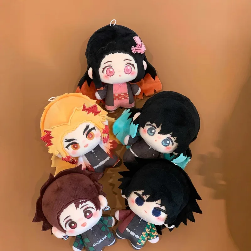 

10cm Demon Slayer Plush Toys Collection-Cute Giyu Tomioka/Nezuko/Muichiro Tokito Cotton Doll Plush Figure Movie Anime Merch