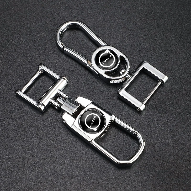 جديد فولفو المفاتيح سيارة معدنية شعار حلقة رئيسية اكسسوارات ل ES90 EC40 EX40 EM90 XC90 V90 V60 XC60 V40 S80 S60 S90 C40 XC40 V70 XC