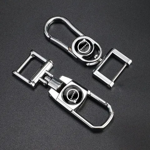 Nuevo llavero Volvo con logotipo de Metal para coche, accesorios para ES90 EC40 EX40 EM90 XC90 V90 V60 XC60 V40 S80 S60 S90 C40 XC40 V70 XC
