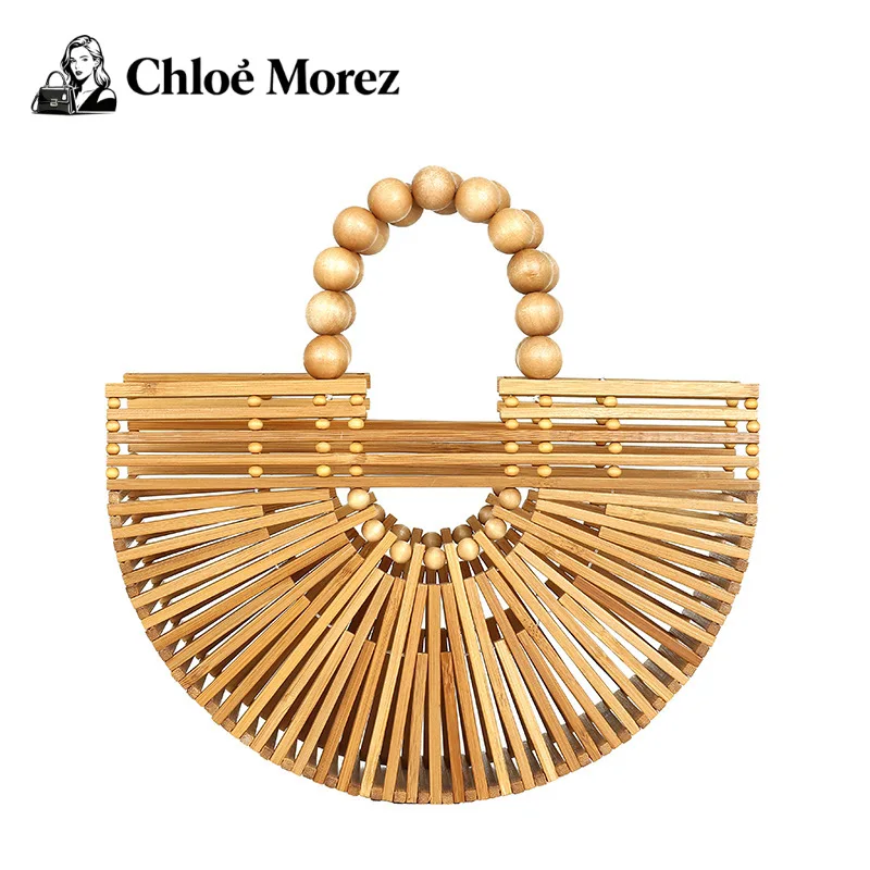 

Knitted Bag Handbag for Girls Fashionable Hollow Out Large Capacity Pearl Small Fragrance Style Trend