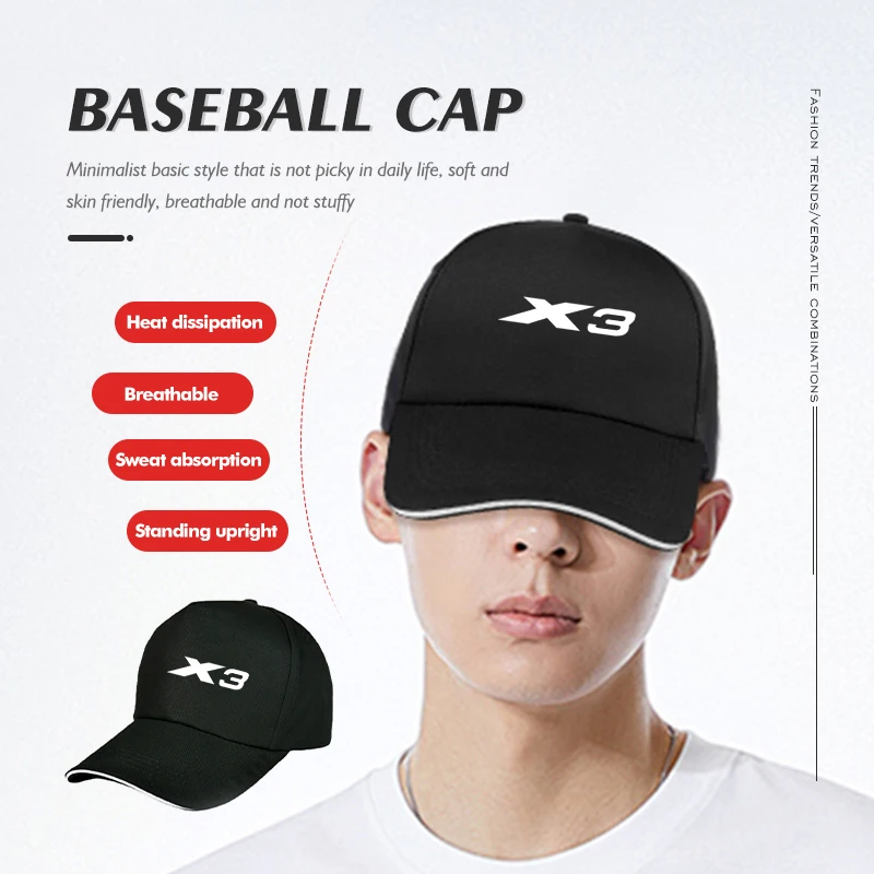 For BMW Unisex Baseball Caps Outdoor Adjustable Casual Sunscreen Hat 1 2 3 5 7 Series X1 X2 X3 X4 X5 X6 G20 G30 G11 G12 - view 2