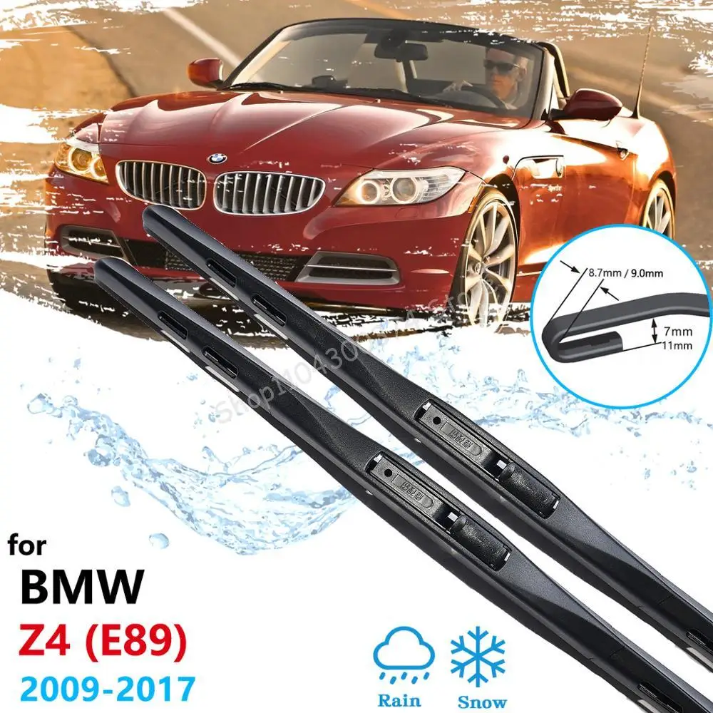 

Car Wiper Blade for BMW Z4 E89 2009~2017 Front Windshield Windscreen Wipers Car Accessories 2010 2011 2012 2013 2014 2015 2016