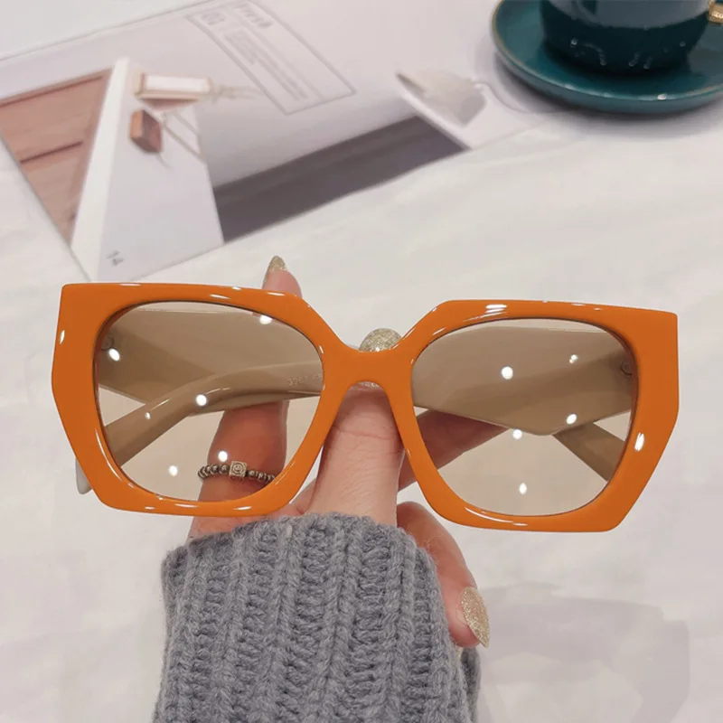 OEC CPO Quadrat Sonnenbrille Frauen Neue Mode Orange Punk Sonnenbrille Männer Vintage Shades UV400 Weibliche Retro Brillen Gafas De Sol – Detail 5