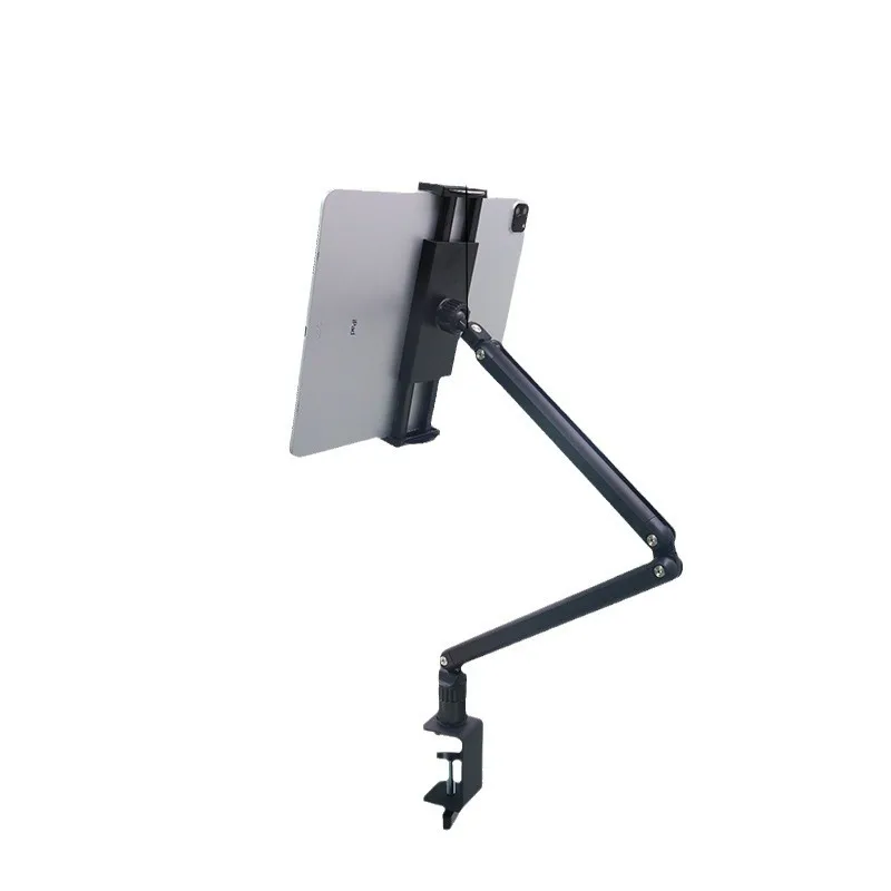 Imagem -06 - Suporte para Tablet Portátil Suporte de Alumínio Universal para Ipad e Iphone Suporte para Monitor de Braço Longo Suporte para Telefone