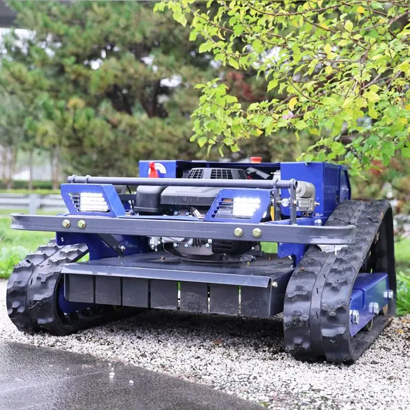 

Новая индивидуально настраиваемая самоходная газонокосилка с дистанционным управлением для склонов, машина для стрижки сорняков и травы в горных районах
