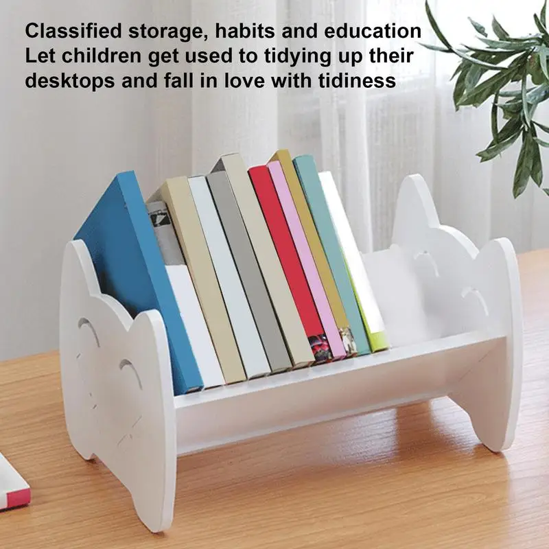 Desktop Bookshelf Organizer Multifunctional Countertop Bookshelf Kid Bookshelf Simple Mini Bookshelf Creative Book Shelf Desk