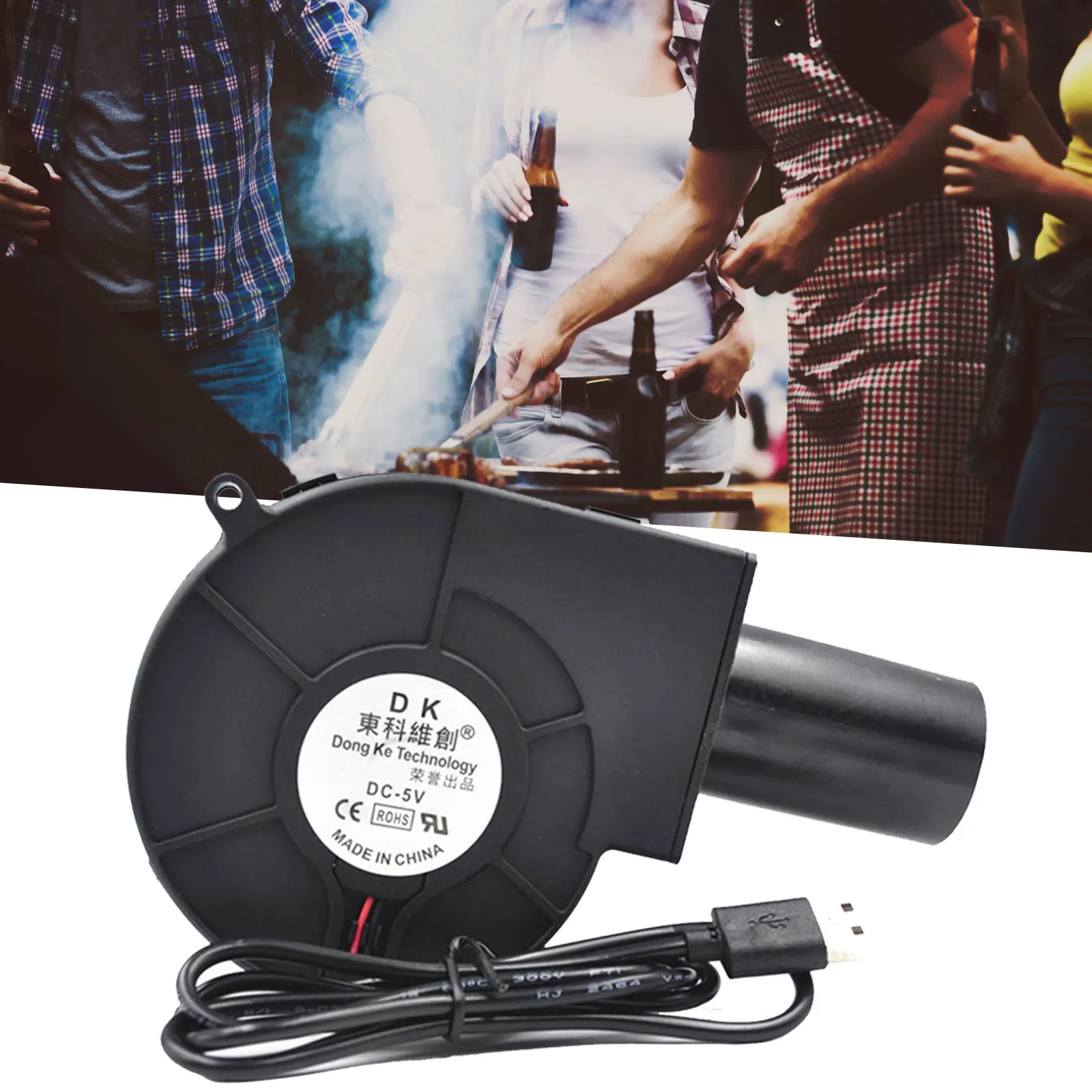 Soffiatore a mano ventilatore per Barbecue portatile a mano per uso domestico piccolo asciugacapelli accessori per Barbecue all'aperto strumenti aeratore Soprador