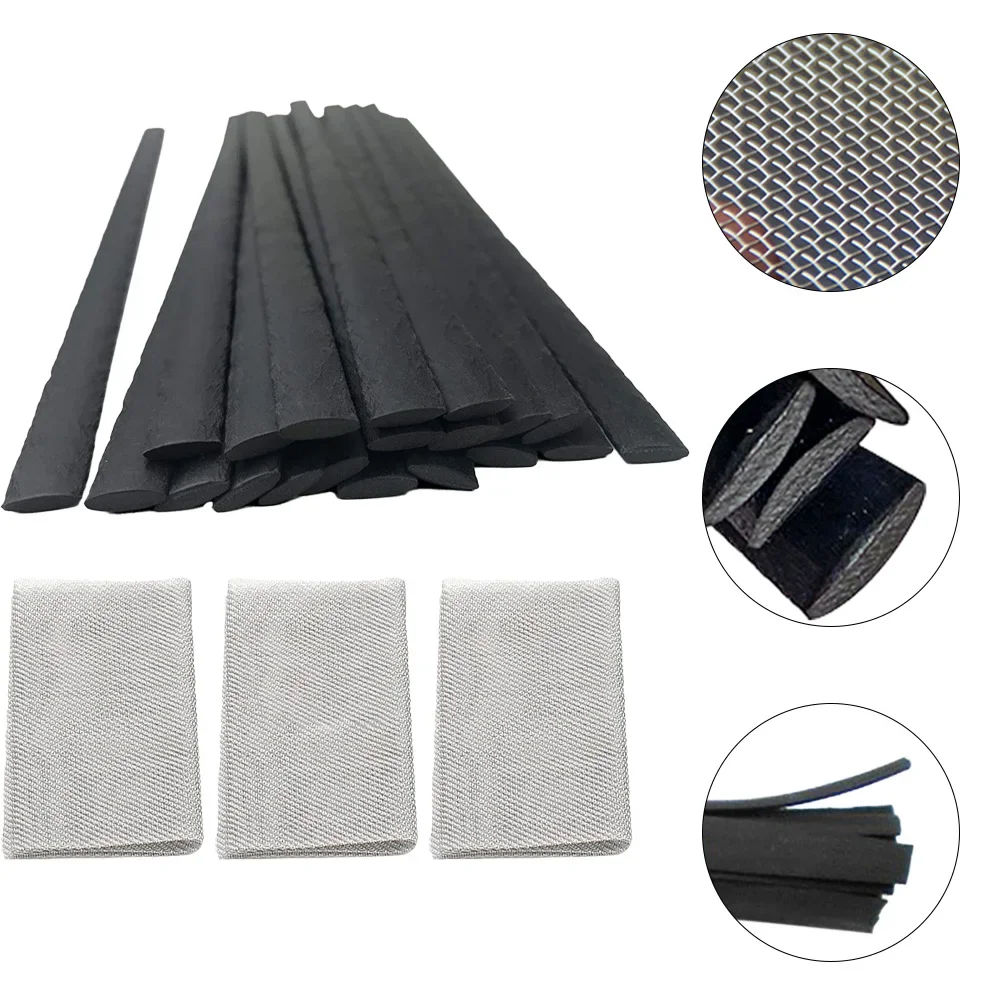 13pcs Plastic Welding Rods And Repair Mesh Set For PP Bumper Kayak And Toy Repairs For TPO/TEO/PP Repair Welding Accessories