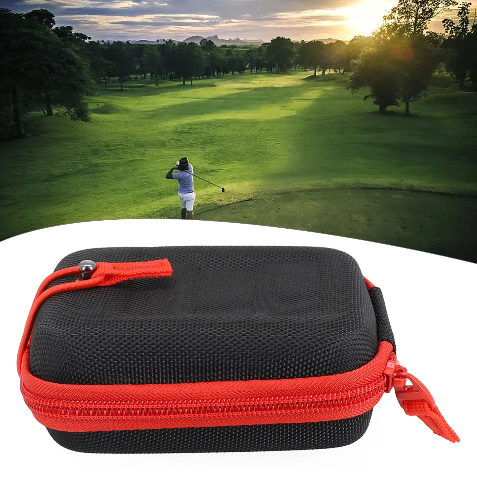 

Golfing Rangefinder Bag Waterproof Wear-resistant 1680D Cloth 82g Camera Carrying Case Rangefinder Shock-proof