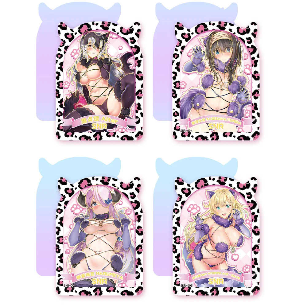 2024 New Goddess Story Collection Cards Charming Jue Mei Young girl Anime Playing Cards TableToys Kids Family Birthday For Gift