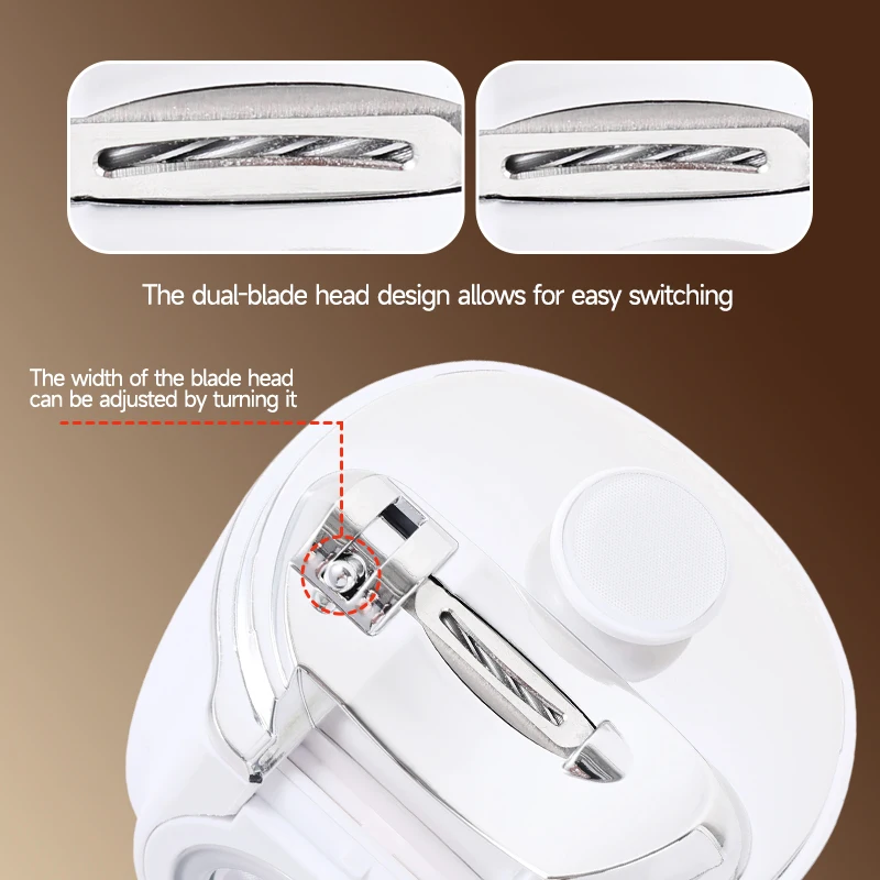 Coupe-ongles électrique multifonctionnel avec loupe à lumière LED pour le meulage des ongles Nail Art adapté aux nourrissons et aux adultes