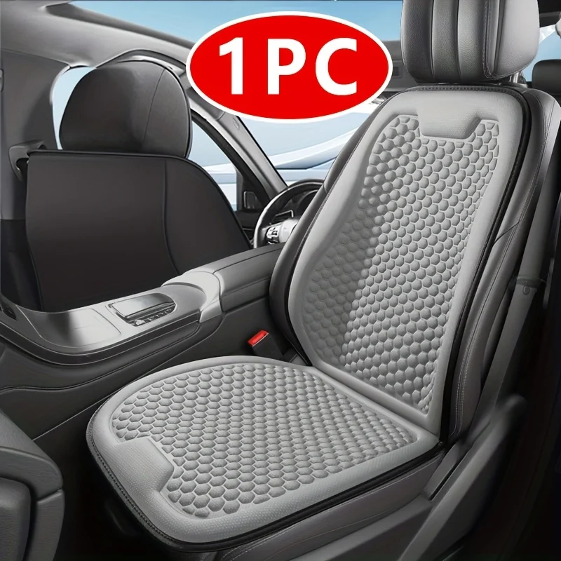 

1 шт. летний дышащий чехол для автомобильного сиденья, универсальный дизайн для передних сидений, легко устанавливается, без эластичных ремней