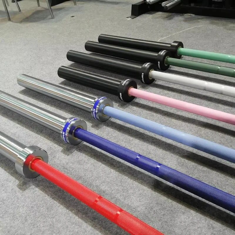 High Quality 20Kg Weight Lifting Bar Free Weight Fitness Equipment Gym Training Hexagonal Curved Barbell Bar in Gym