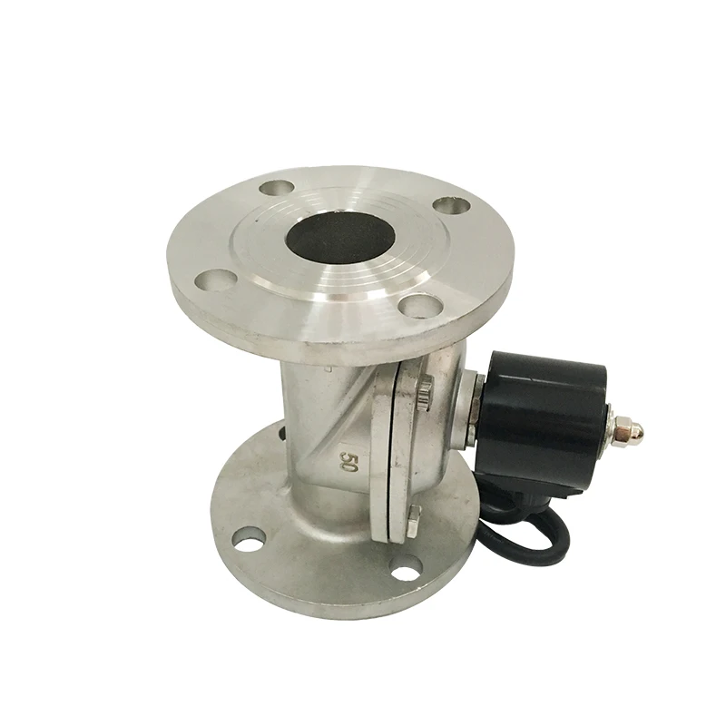 Électrovanne Stainless Steel DN100 4 Inch 24VDC Water Flange Solenoid Valve Pneumatique — détail 3