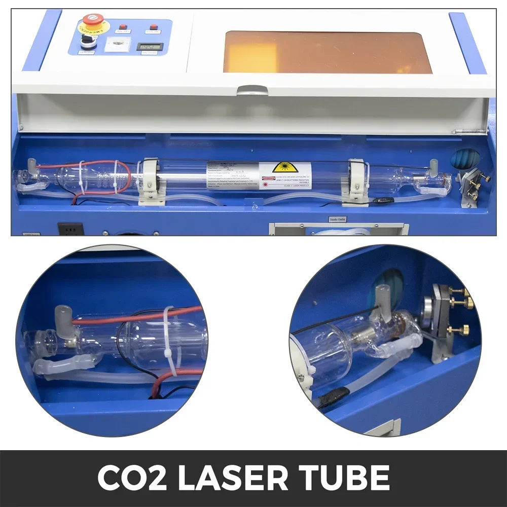 سيهاو ‌ آلة الحفر بالليزر CO2 40 واط/50 واط 30x20 سنتيمتر منطقة النقش الخشب/الجلود/أدوات قطع النجارة USB CorelDraw دعم