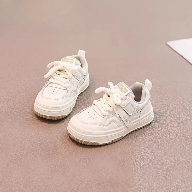 

Kids Unisex Low Top Sneakers 2026 Spring New Casual Shoes for Girls Boys White Sport Shoes All Season Comfortable Lightweight​