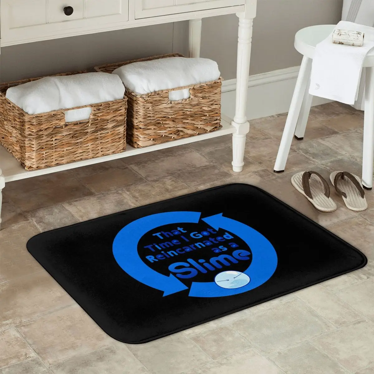 لقد تجسدت كسابق أنيمي الوحل ممسحة المطبخ مدخل المنزل الكلمة حصيرة المضادة للانزلاق السجاد البساط لشرفة مسند القدم الحصير #1