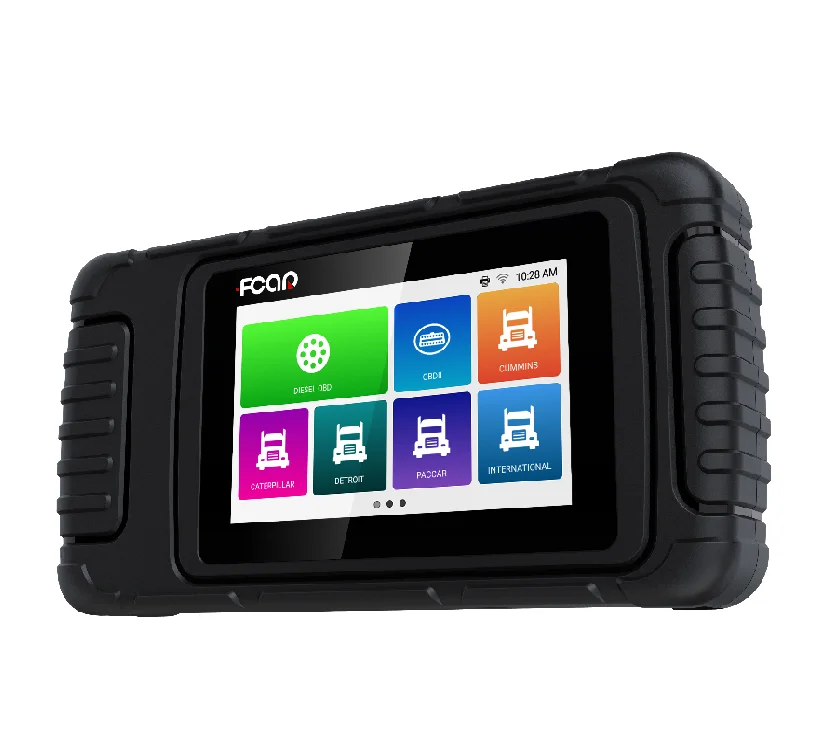 HDS 600 Code Reader Live Data DPF Reset Heavy Duty Truck Scanner for American Truck and All Cars Diagnostic Tools