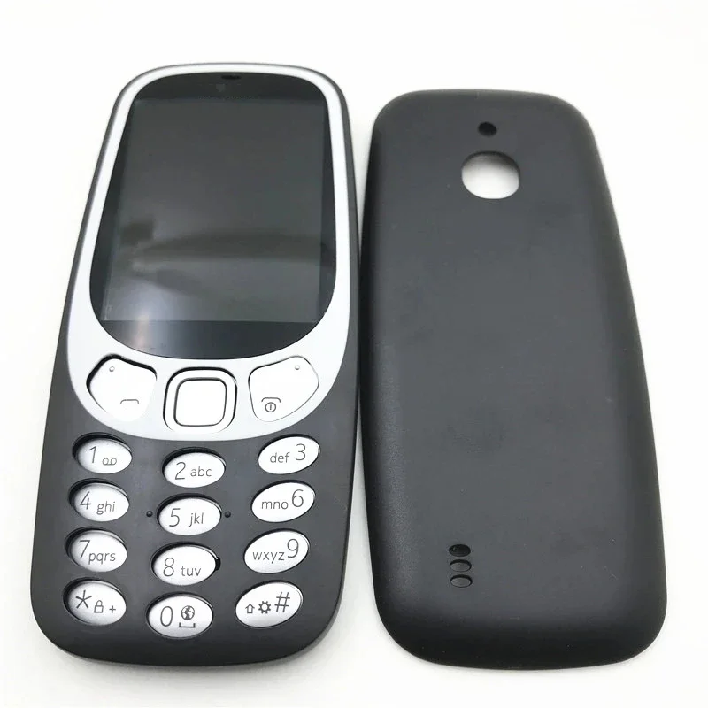 Full Housing For Nokia 3310(4G Version) Face Frame  Battery Cover Case Keyboard