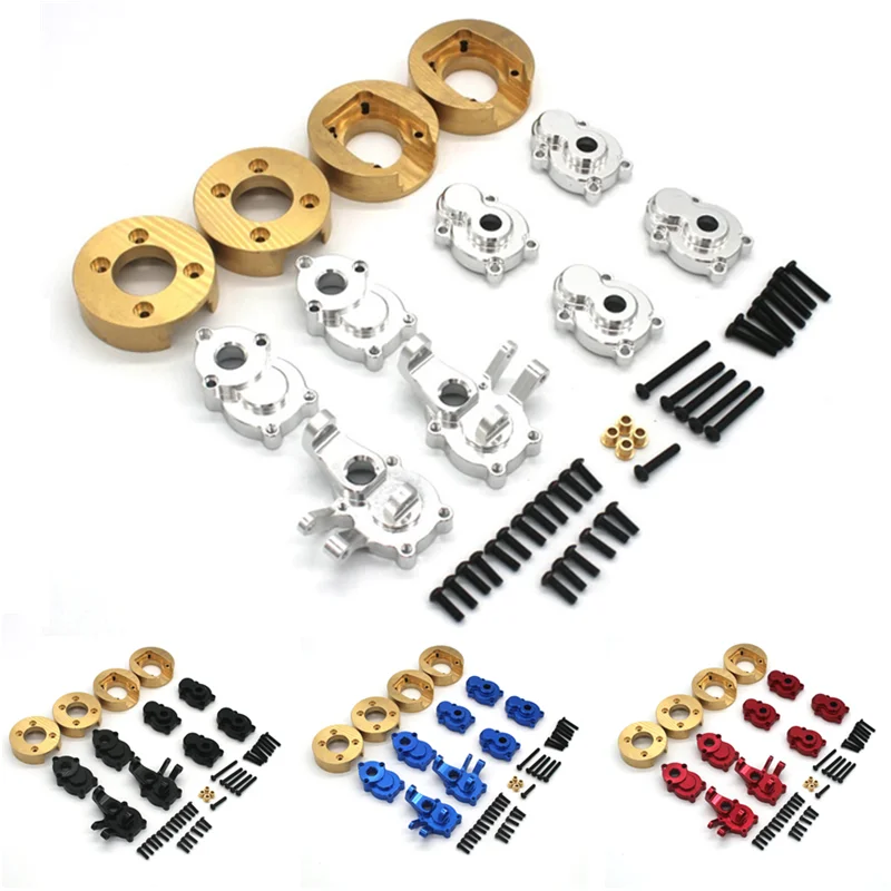 

Metal Portal Axle Gear Housing Brass Weight For Absima CR1.8 Yucatan CR3.4 SHERPA YK4082 YK4102 1/8 1/10 RC Car Upgrade Parts