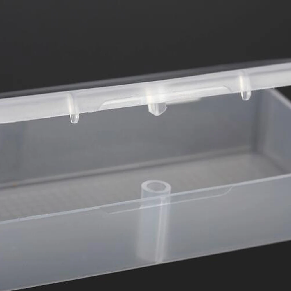 

6 Pcs Parts Box Clear Organizer Storage Case Container Plastic Small Size Large Capacity Transparent PP Sturdy Edges Home