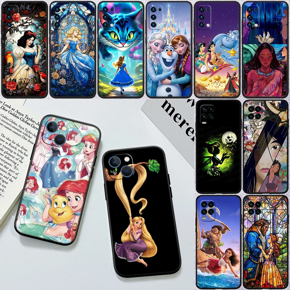DS12 Princess Disney Shell Phone Case for Samsung Galaxy Note 10 20 S23 S24 S25 Ultra FE Plus Edge Lite A02S A35 A07 A17