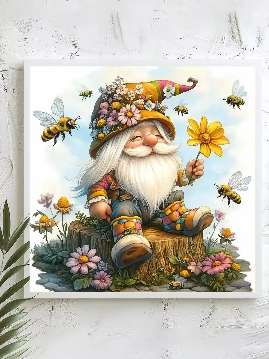 1 Stück 40x40 cm/15,74 Zoll, 11CT/14CT Kreuzstich-Set, DIY Valentinstagsgeschenk, Stickerei-Set für Festivals, Cartoon-Motiv – Detail 1